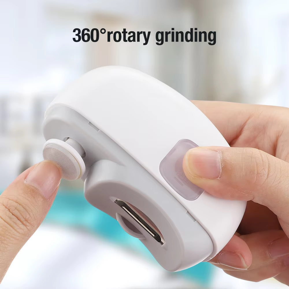 Electric Nail Clipper Grinding and Polishing 2 in 1 