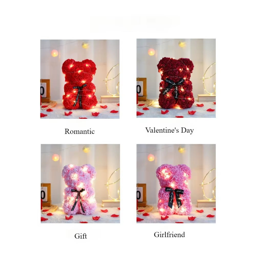 Valentine's Day Rose Teddy Bear 