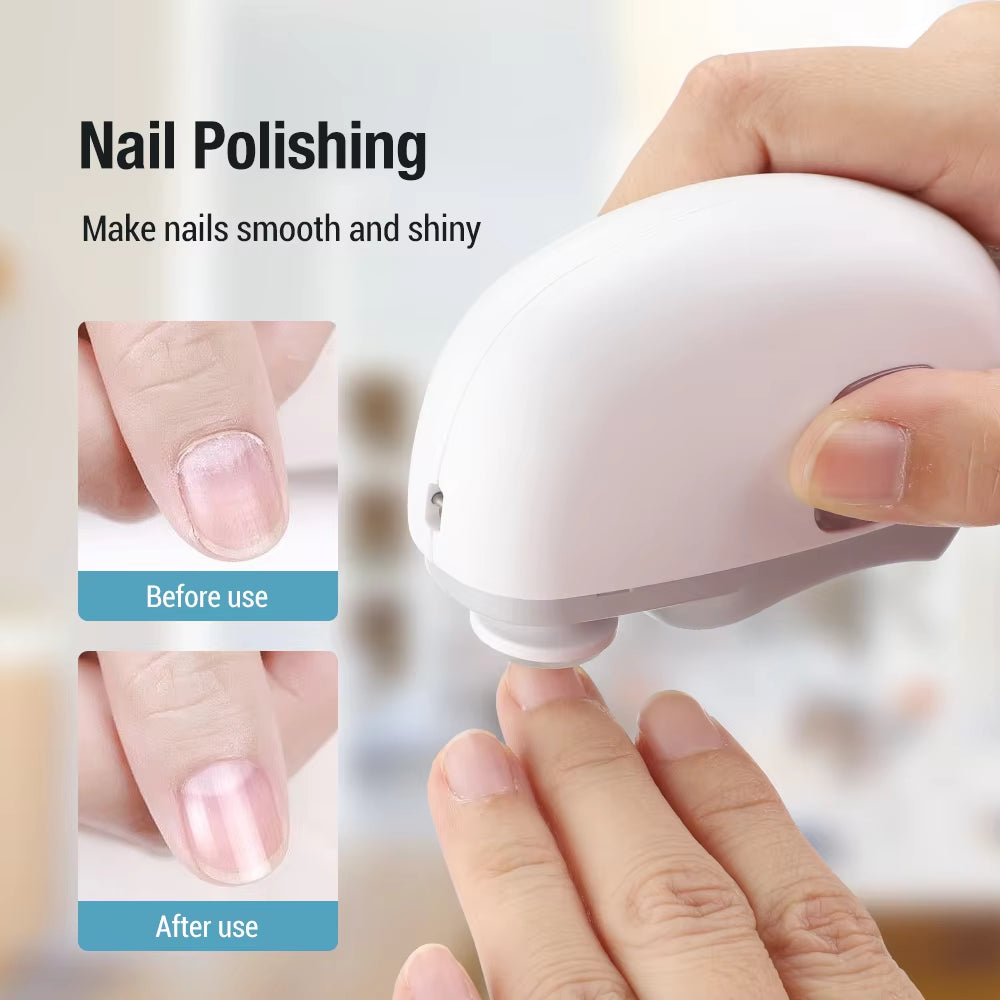 Electric Nail Clipper Grinding and Polishing 2 in 1 