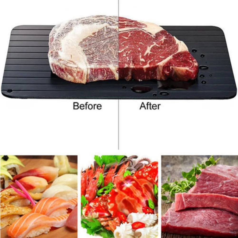 Fast Defrosting Tray Thaw Frozen Food Meat Fruit Quick Defrosting Plate Board Defrost Kitchen Gadget Tool