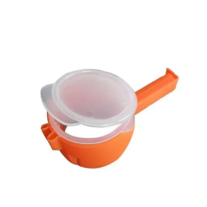 Food Preserving Bag Closure Clip Oat Dispense Spout Snack Bag Clip Moisture Seal Clip Fresh Keeping Sealer Clamp Kitchen Gadget